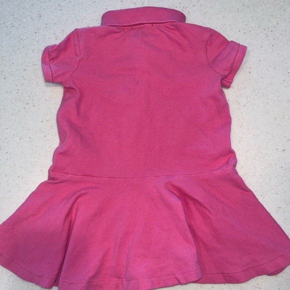 Ralph Lauren Pink Polo Dress for Kids - Picture 4 of 4